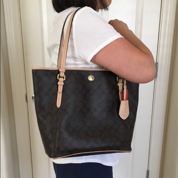 Coach Zip Top Tote Bag - Picture 4 of 4